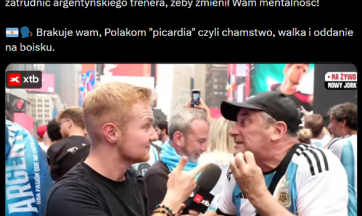 HIT! Kibic z Argentyny WYJAŚNIA PROBLEMY reprezentacji Polski!